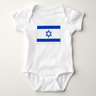 Body Para Bebê Bandeira de Israel