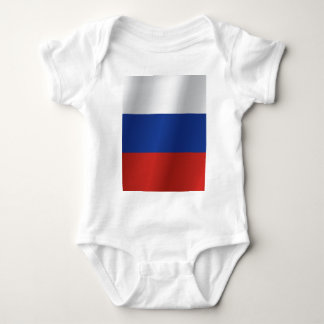 Body Para Bebê Bandeira de Rússia