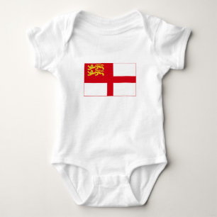 Body Para Bebê Bandeira de Sark