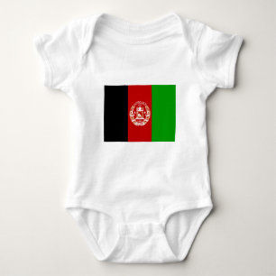 Body Para Bebê Bandeira do Afeganistão