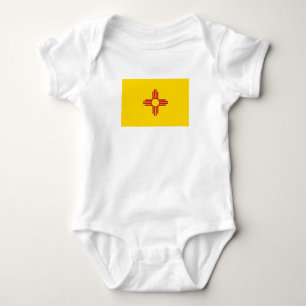 Body Para Bebê Bandeira do Estado do Novo México