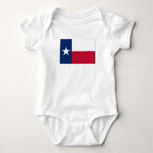 Body Para Bebê Bandeira do Estado do Texas