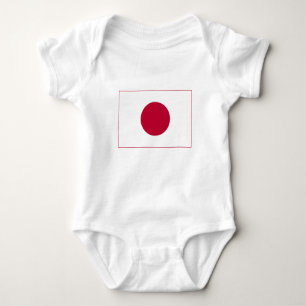 Body Para Bebê Bandeira do Japão