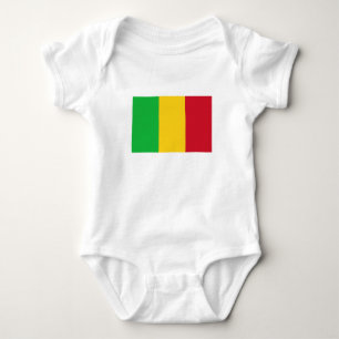 Body Para Bebê Bandeira do Mali