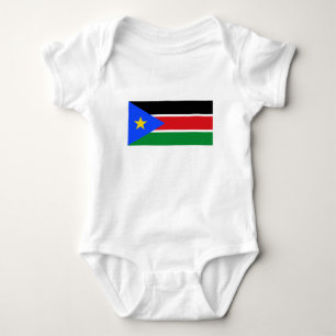 Body Para Bebê Bandeira do Sudão do Sul