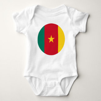 Body Para Bebê Bandeira dos Camarões: baby jersey