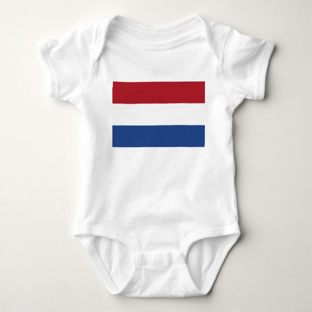 Body Para Bebê Bandeira Holandesa (Frente)