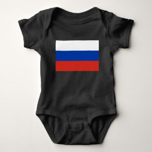 Body Para Bebê Bandeira Russa (Rússia) Bebê-Roupa-Roupa