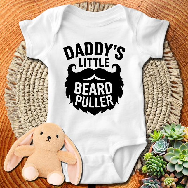 Body Para Bebê Barba Engraçada, Bebê Cresce Pai (Criador carregado)