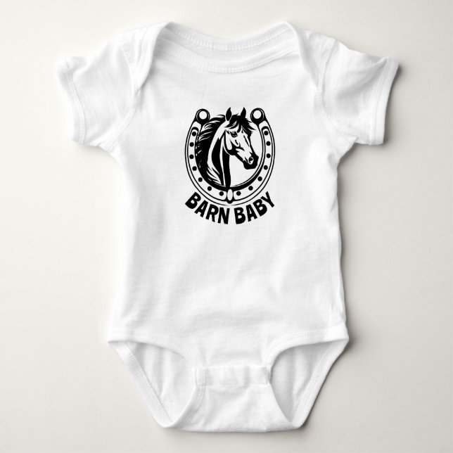 Body Para Bebê Barn Baby Horse (Frente)