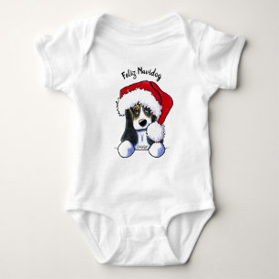 Body Para Bebê Base de Natal KiniArt