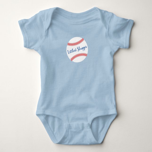 Body Para Bebê Baseball Mais Pequeno (Frente)