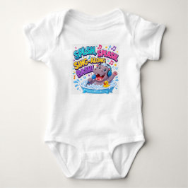 Body Para Bebê Bash Hipopótamo Cantando Splish Splash