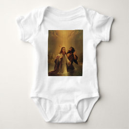 Body Para Bebê Batismo de Jesus Cristo