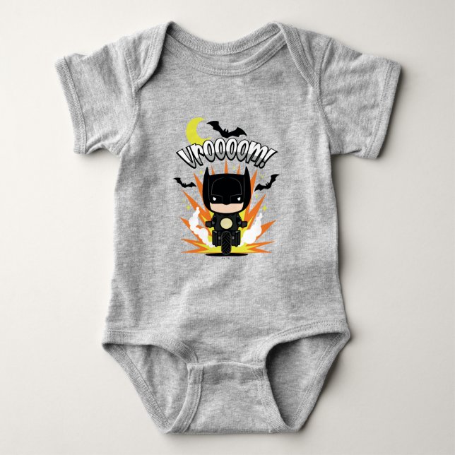 Body Para Bebê Batman Chibi (Frente)