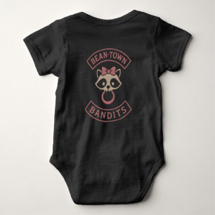 Body Para Bebê Bean-Town Bandit Pink