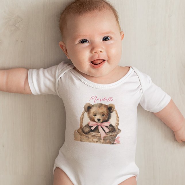 Body Para Bebê Bear Bear Bear Girl (Criador carregado)