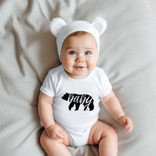 Body Para Bebê Bear Urso   Família Correspondente