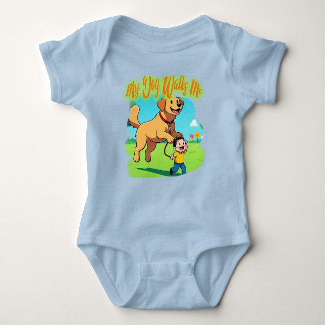 Body Para Bebê beautiful design humor baby bodysuit (Frente)