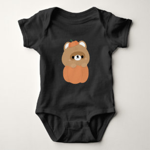Body Para Bebê Beaver Halloween