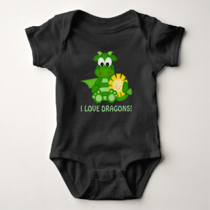 Body Para Bebê Bebê adorava roupa de dragão