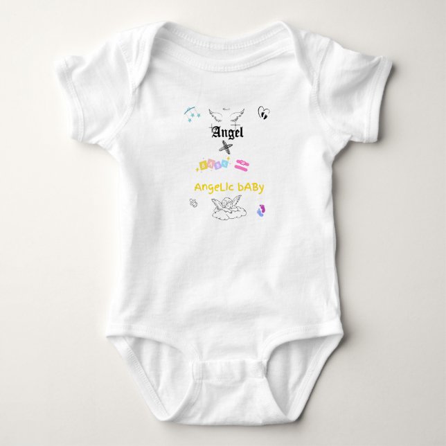 Body Para Bebê Bebê angelical (Frente)