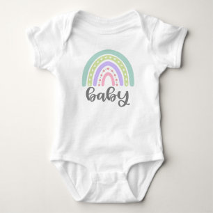 Body Para Bebê Bebê Arco-Íris