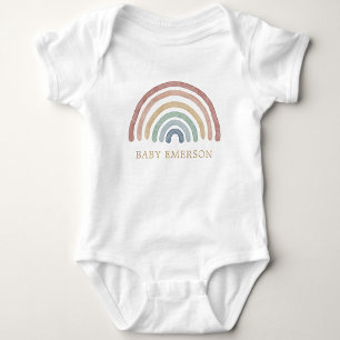 Body Para Bebê Bebê Arco-íris Boêmio