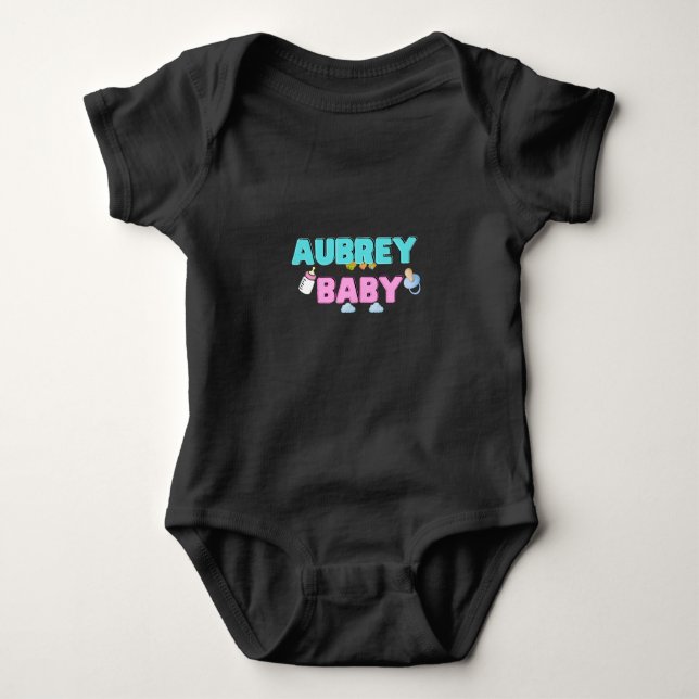 Body Para Bebê Bebê Aubrey (Frente)