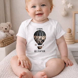 Body Para Bebê Bebê Balão de Ar Quente