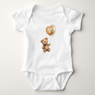 Body Para Bebê Bebê balões de urso de pelúcia Chuvinha de bebê Ne