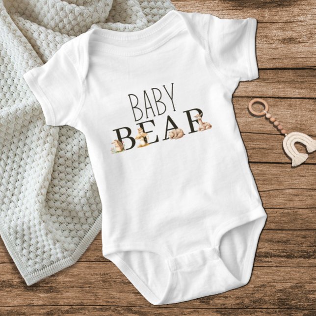 Body Para Bebê Bebê-Bebê-Animais Da Floresta De Boho (Criador carregado)