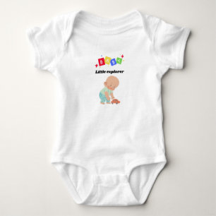 Body Para Bebê Bebê Bodydress - Pequeno Explorer Adventure Outdoo