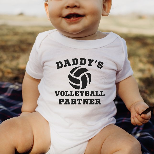 Body Para Bebê Bebê Bodysui para Parceiro de Voleibol pai (Criador carregado)