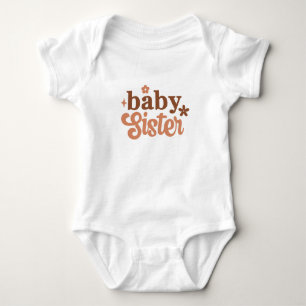 Body Para Bebê Bebê Boho Irmãzinha