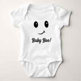 Body Para Bebê Bebê Boo! Figurino Fantasma
