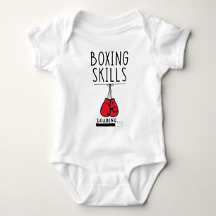 Body Para Bebê Bebê Boxeador - Habilidades de Boxe - Soco