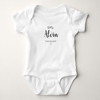 Body Para Bebê Bebê chegando em breve biquíni personalizado
