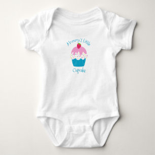Body Para Bebê Bebê Cupcake de Mamãe bonito