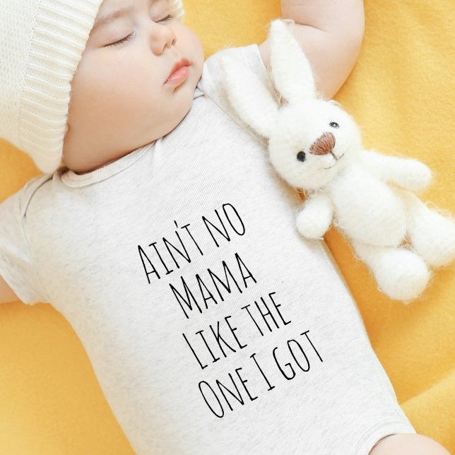 Body Para Bebê Bebê da Mamãe Linda (Cute Mama's baby Baby Bodysuit)