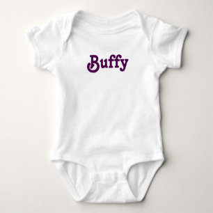 Body Para Bebê Bebê da roupa Buffy