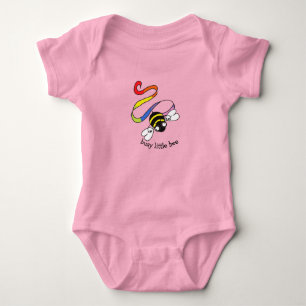 Body Para Bebê Bebê de Abelha Ocupada