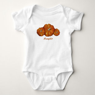 Body Para Bebê Bebê de abóbora