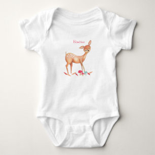 Body Para Bebê Bebê de Amigos da Floresta