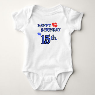 Body Para Bebê Bebê de biquíni Aniversário 15