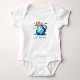 Body Para Bebê Bebê de biquíni com signo de Aquário Zodíaco