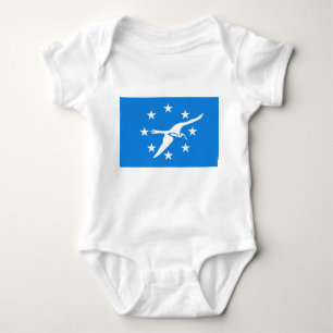 Body Para Bebê Bebê de fato com bandeira de Corpus Christi, EUA