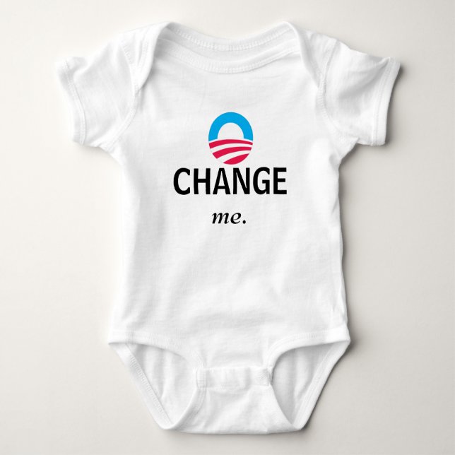 Body Para Bebê Bebê de Obama (Frente)