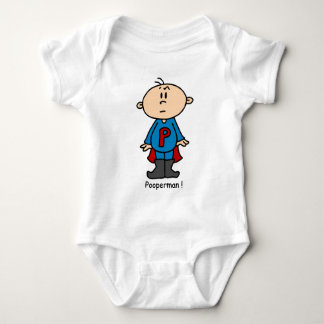 Body Para Bebê Bebê de Pooperman