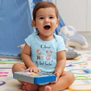 Body Para Bebê Bebê de Primavera-Páscoa Recém-Nascido-24meses